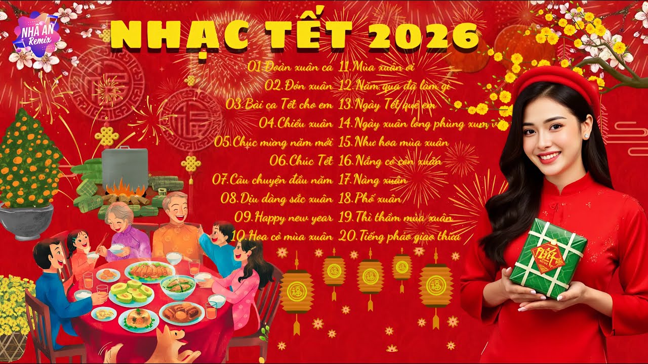 Mở Nhạc To Đ&oacute;n Tết 2026 🧧 Đoản Xu&acirc;n Ca Remix - Nhạc Tết EDM Tiktok Hay Nhất - Ch&agrave;o Xu&acirc;n B&iacute;nh Ngọ