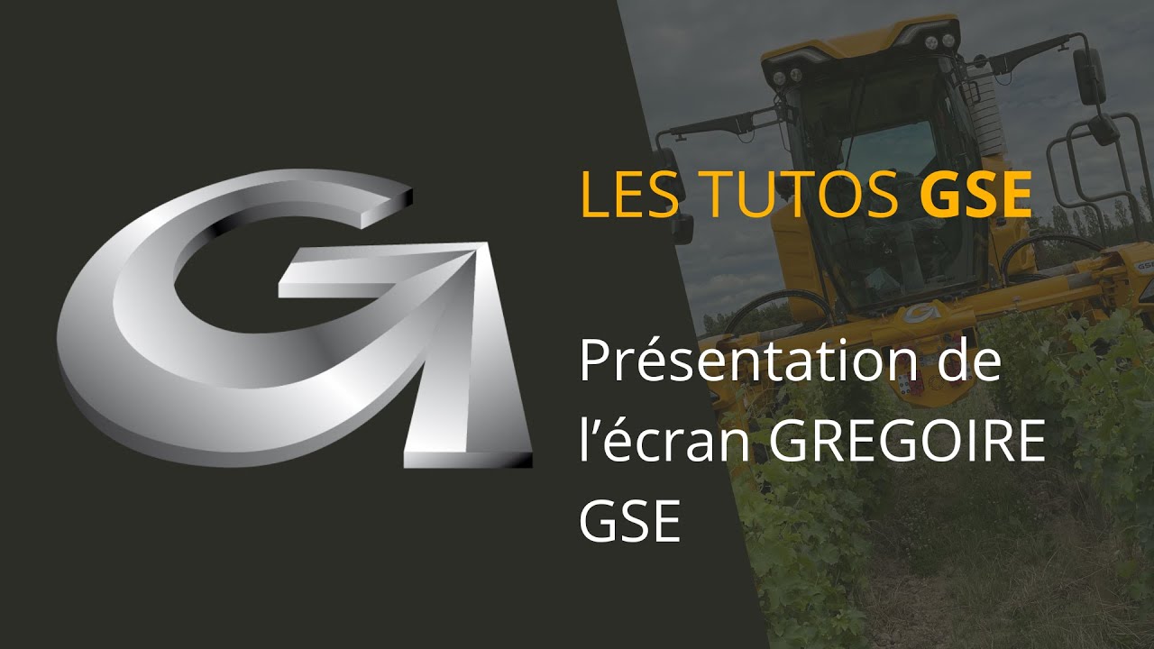 TUTO GSE - Comment maîtriser l’écran i-Monitor de votre tracteur enjambeur GREGOIRE GSE ?