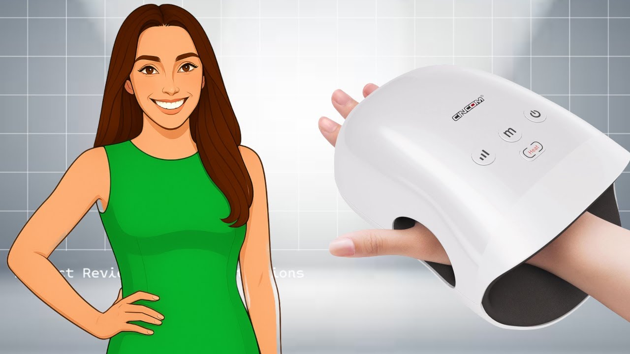 CINCOM Cordless Hand Massager Portable and Powerful