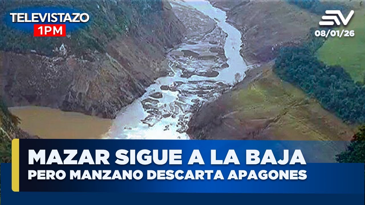Mazar sigue a la baja, pero Manzano descarta apagones | Televistazo 1PM Noticias 8 enero 2025