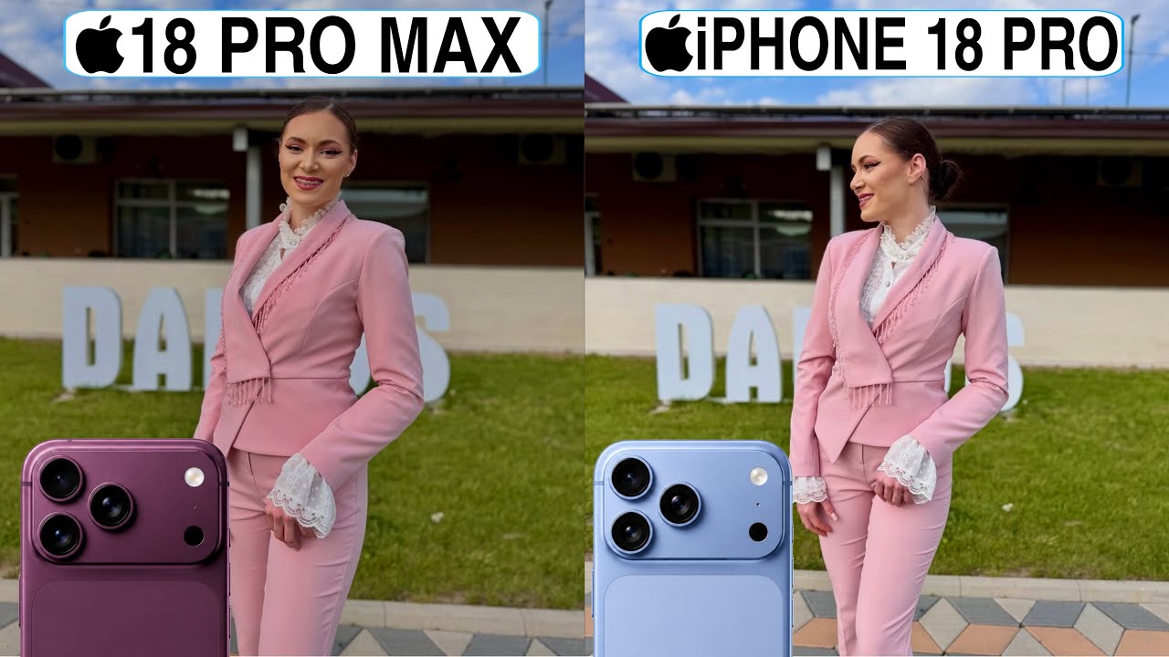 Сравнение камер iPhone 18 Pro Max и iPhone 18 Pro
