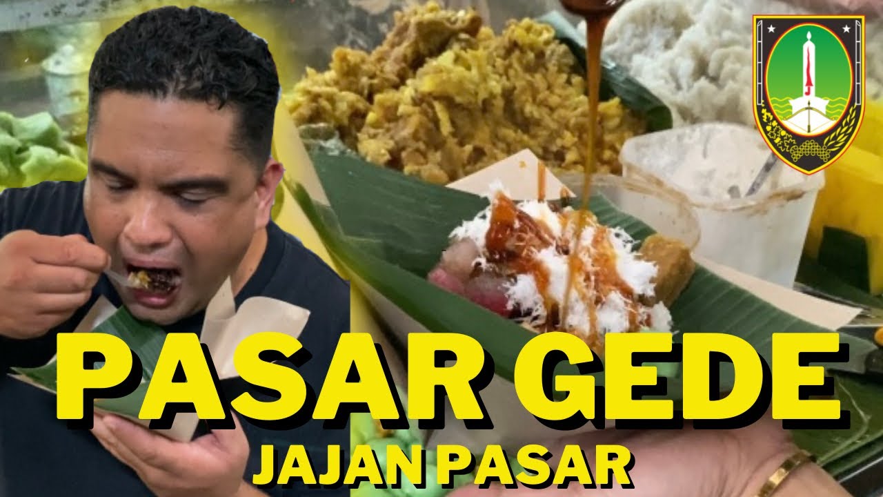 Bule mencari JAJAN PASAR di Pasar Gede | I go looking for JAJAN PASAR at Pasar Gede