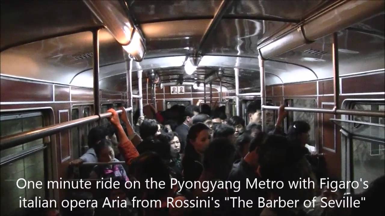 Pyongyang metro - 6 stops visited in April 2014