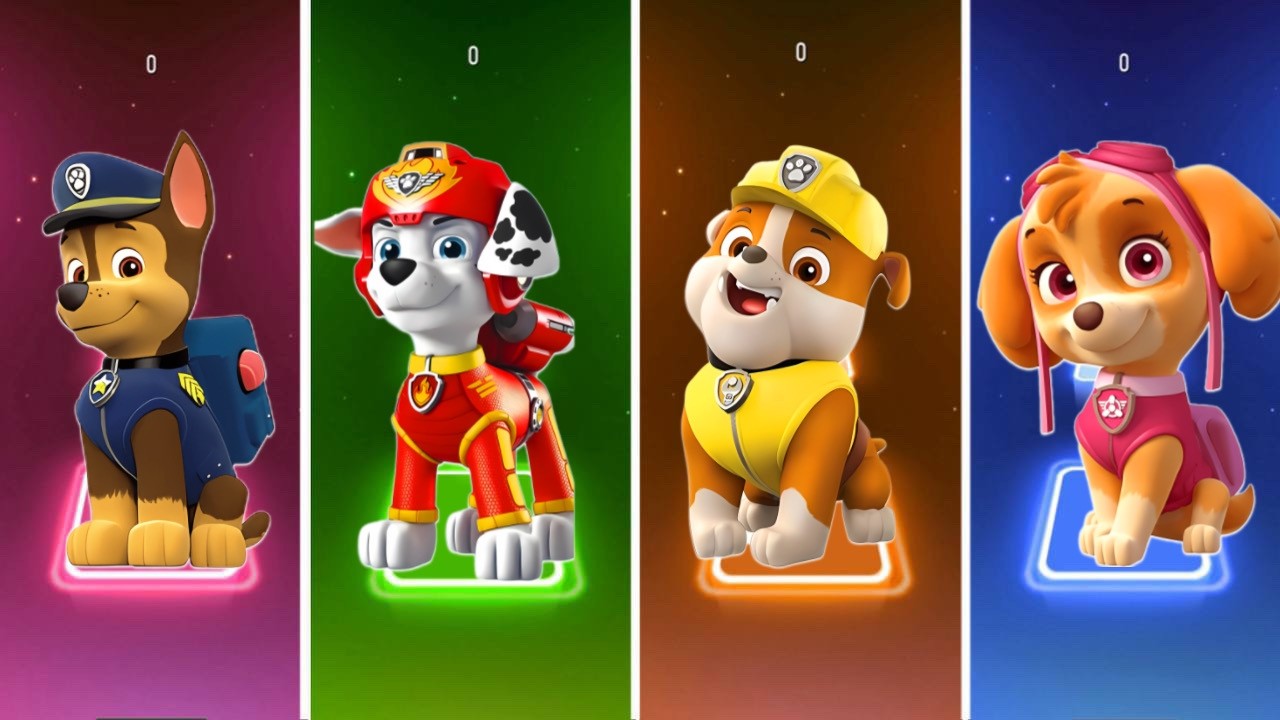 Chase Vs Marshall Vs Rubble Vs Skye 🔥