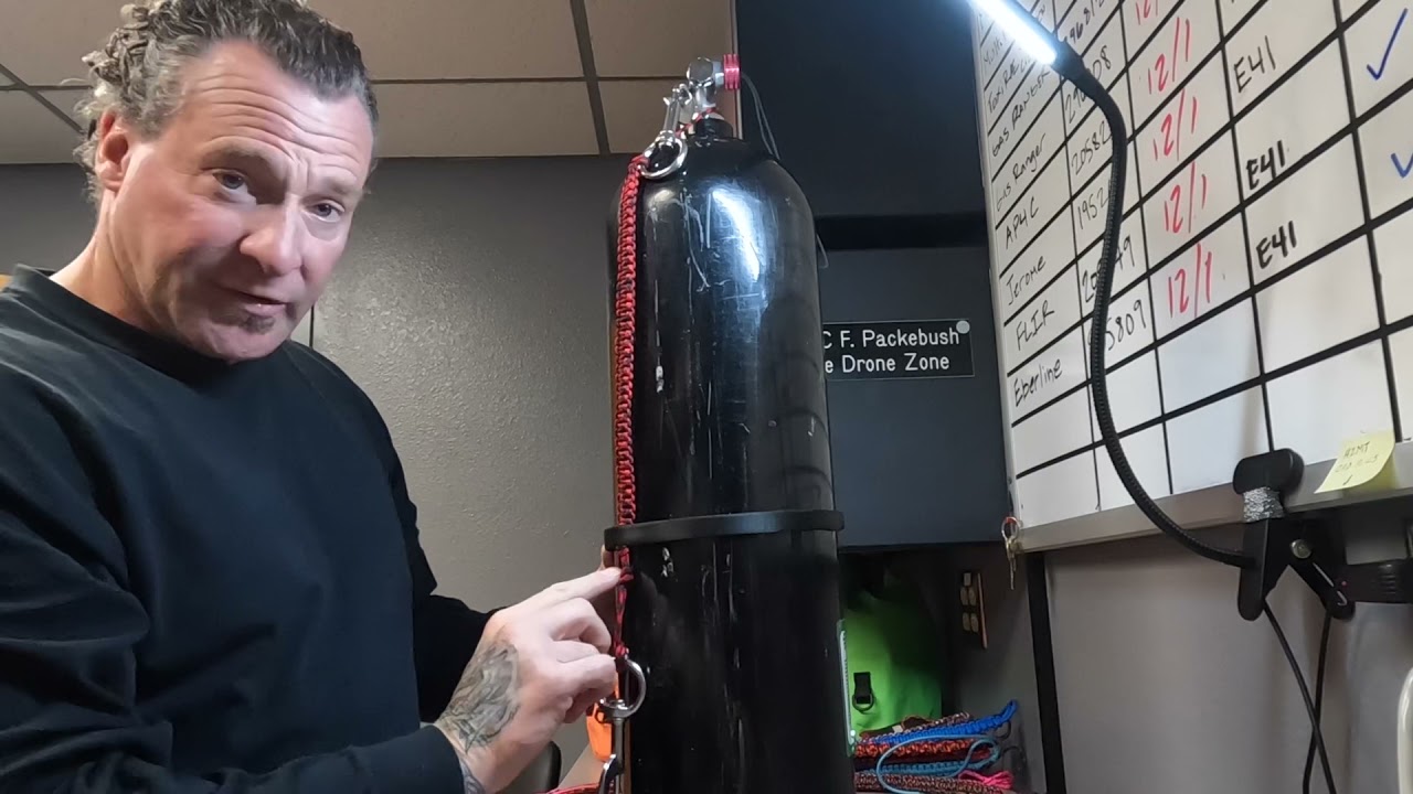 Stage/Deco bottle rigging installation