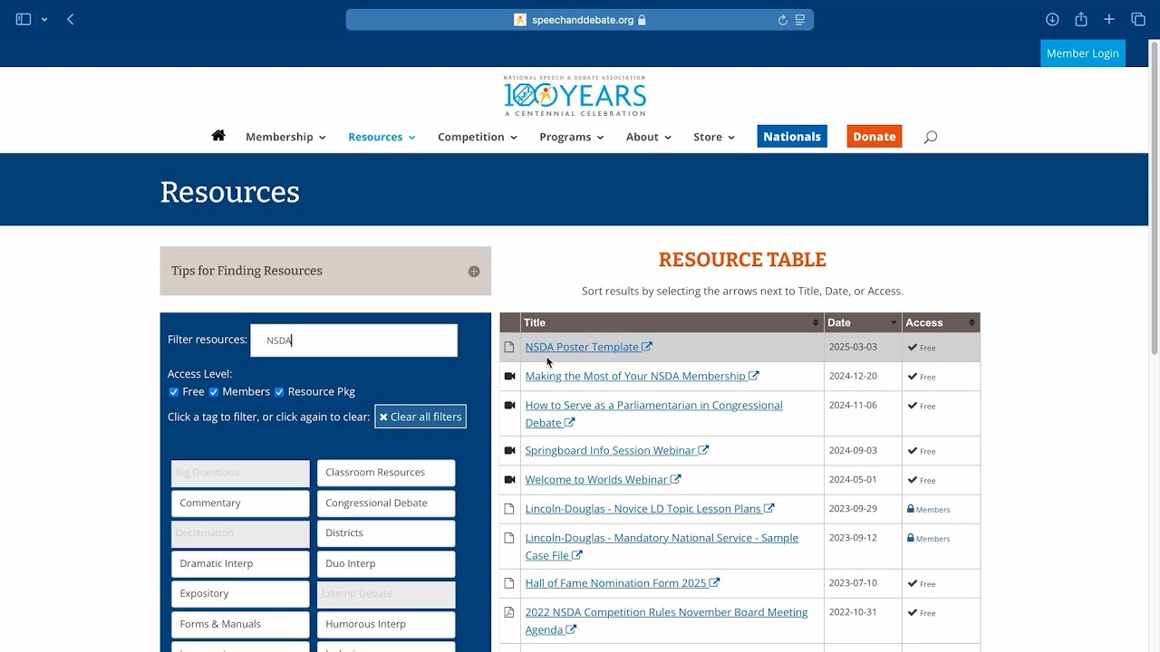 Finding Resources