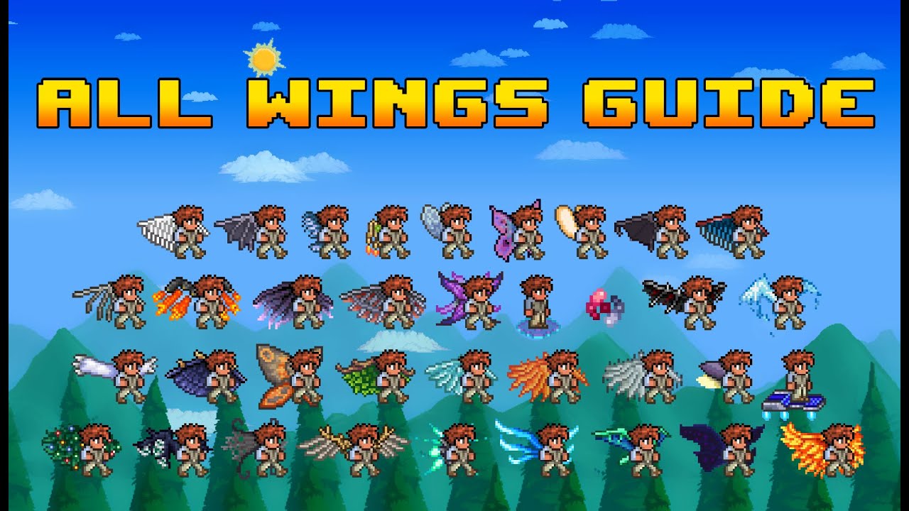All Wings Guide - Terraria 1.3