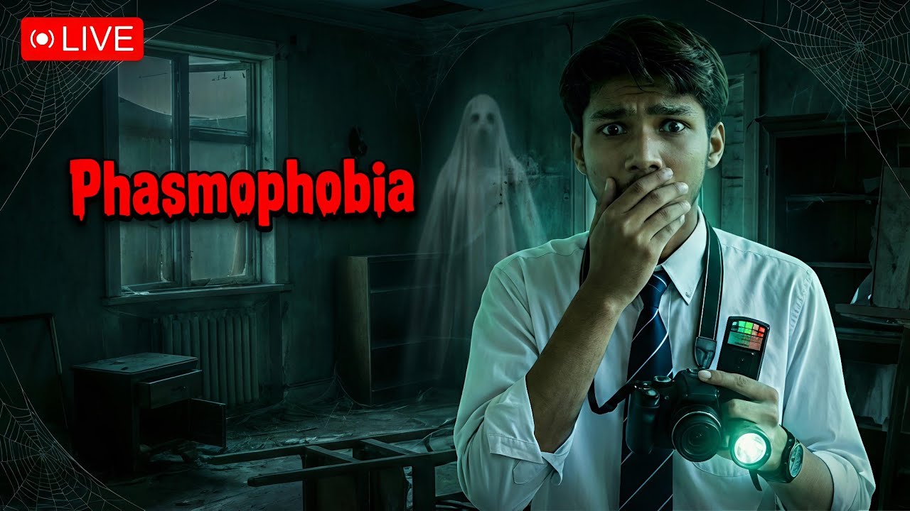 🔴 Ghost Caught on Camera?! | Phasmophobia LIVE Hindi | DAY 1 😱