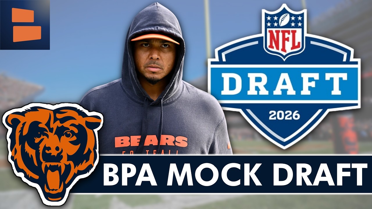 Chicago Bears Mock Draft: 7-Round BEST PLAYER AVAILABLE Projections