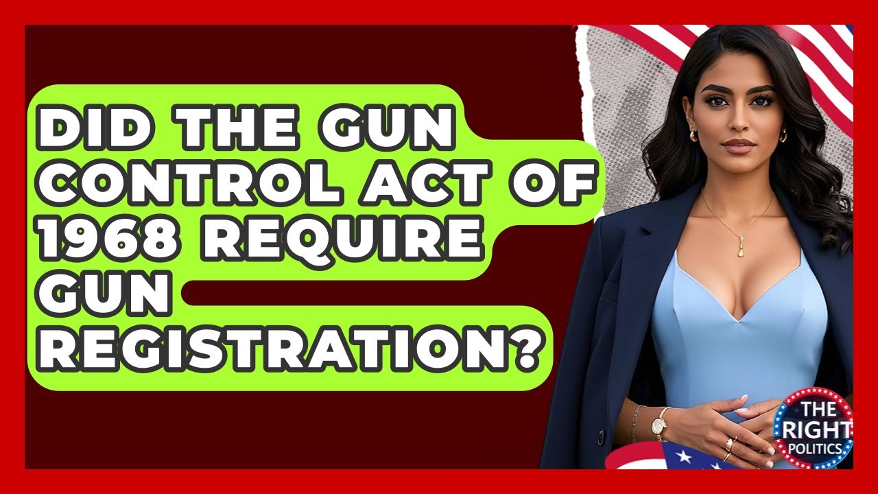 Did The Gun Control Act Of 1968 Require Gun Registration? - The Right Politics