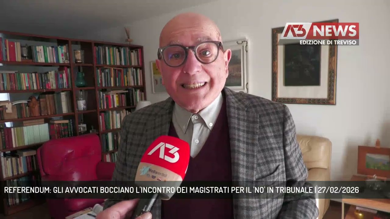 REFERENDUM: GLI AVVOCATI BOCCIANO L'INCONTRO DEI MAGISTRATI PER IL 'NO' IN TRIBUNALE | 27/02/2026