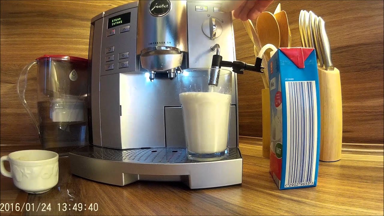 Jura Impressa s9 latte macchiato, Cappuccino, cappuccinatore
