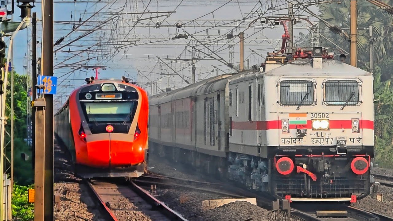 Dangerous WAP7 : Rajdhani Duronto Shatabdi Vande Bharat Garibrath Humsafar - Indian Railways