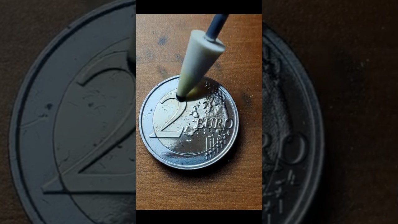 Mirror Polishing 2 Euro Coin