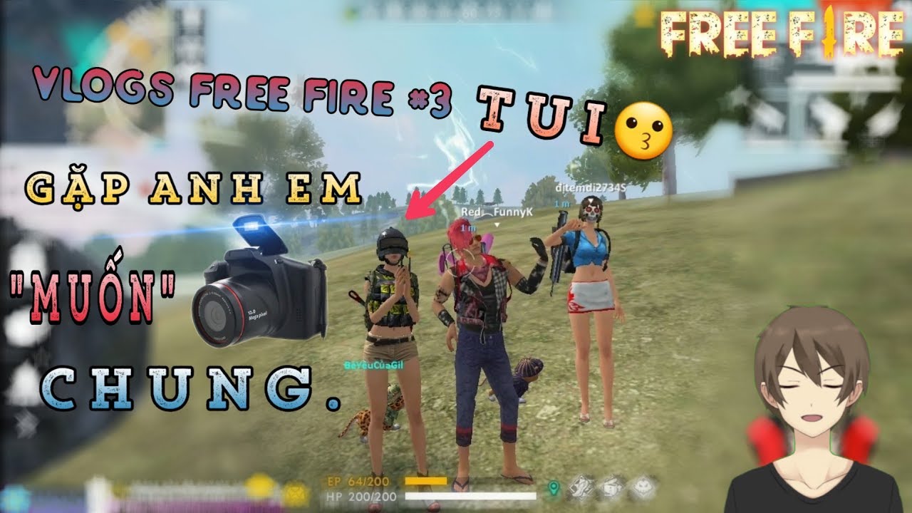 [Vlogs Free Fire #3] Một Buổi Ghép Ngẫu Nhiên Giao Lưu Gặp Team Muốn Chụp Hình😗
