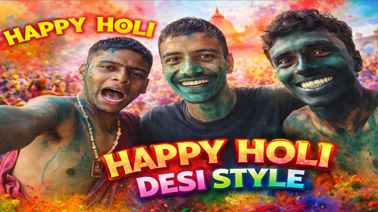 Holi 2026 Stamina Challenge 😎 | Desi Boys Full Masti