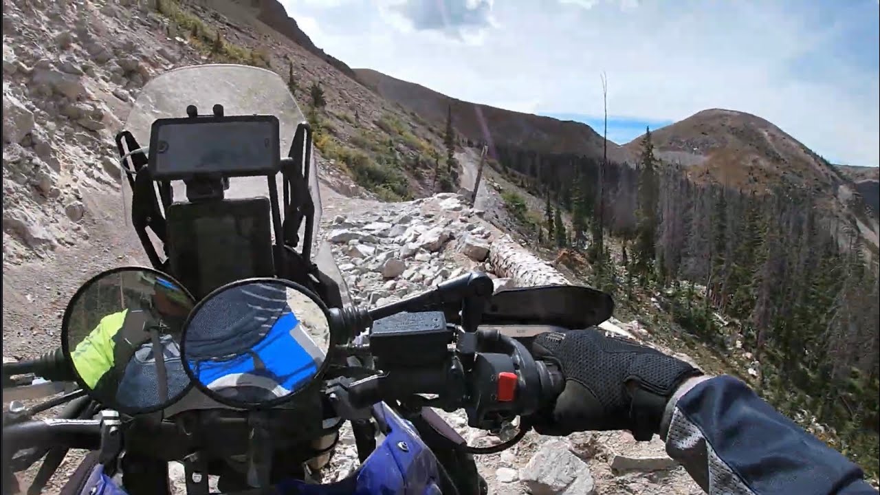 Tomichi Pass on a Tenere 700