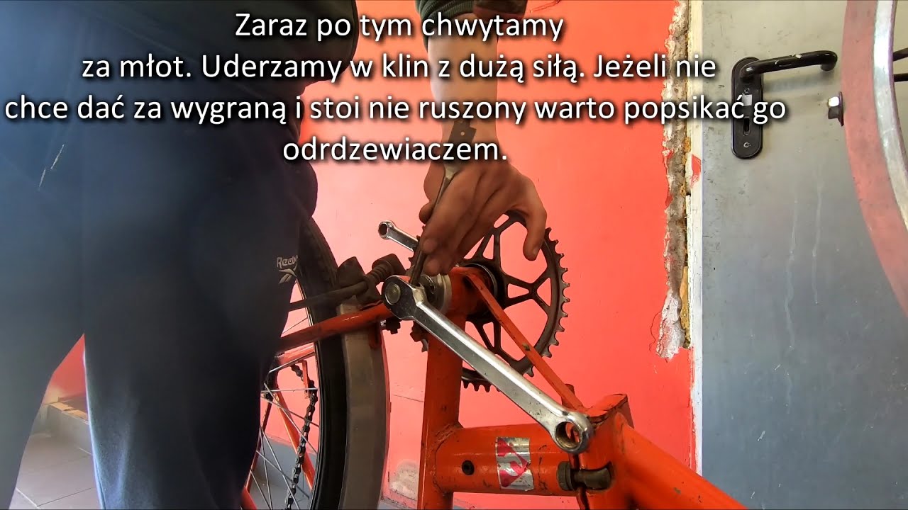 Montaż i demontaż suportu romet wigry, jubilat i tak dalej