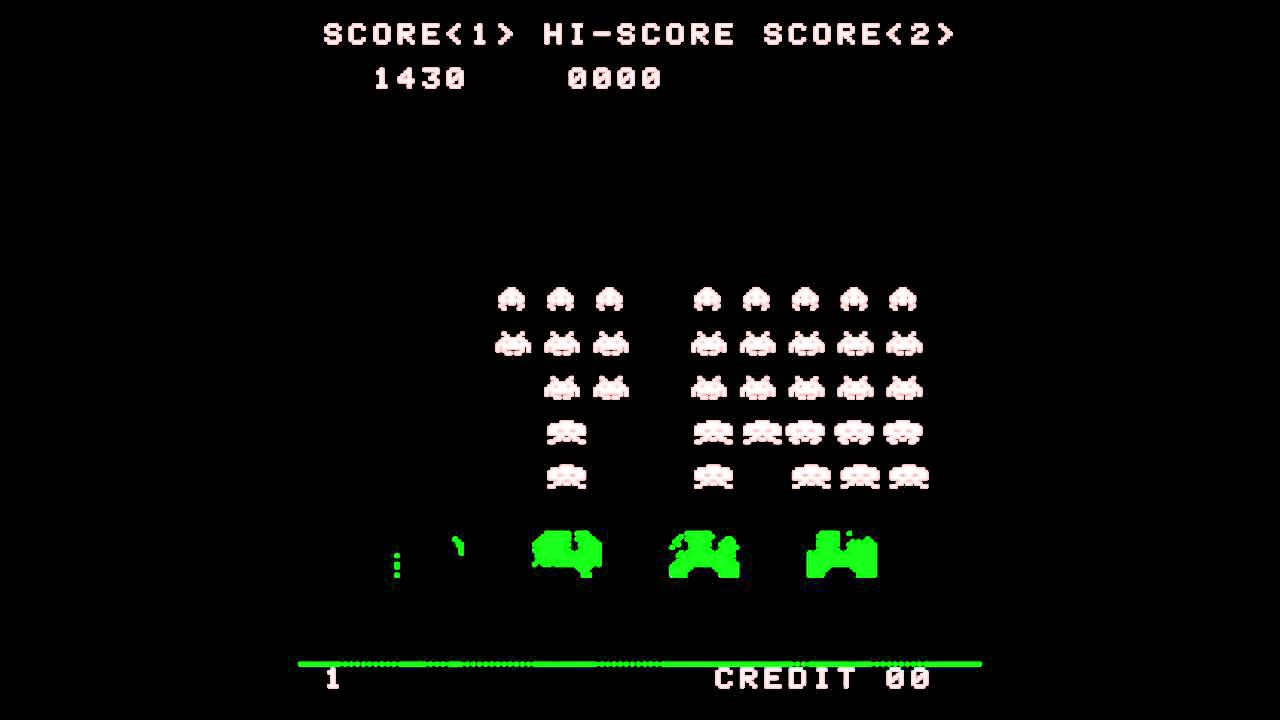 Soldier Plays Space Invaders
