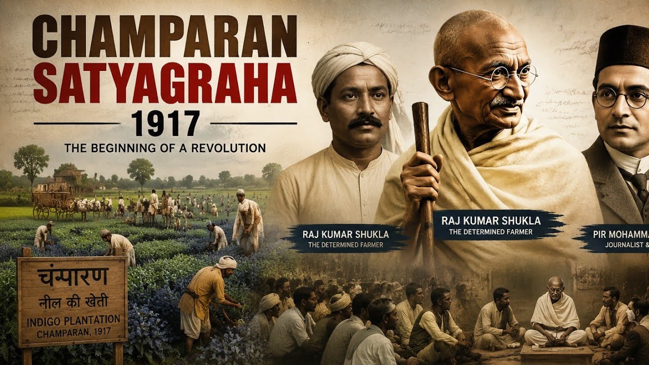  Champaran 1917: The Moment Gandhi&rsquo;s Satyagraha Began 🇮🇳 #History #video 