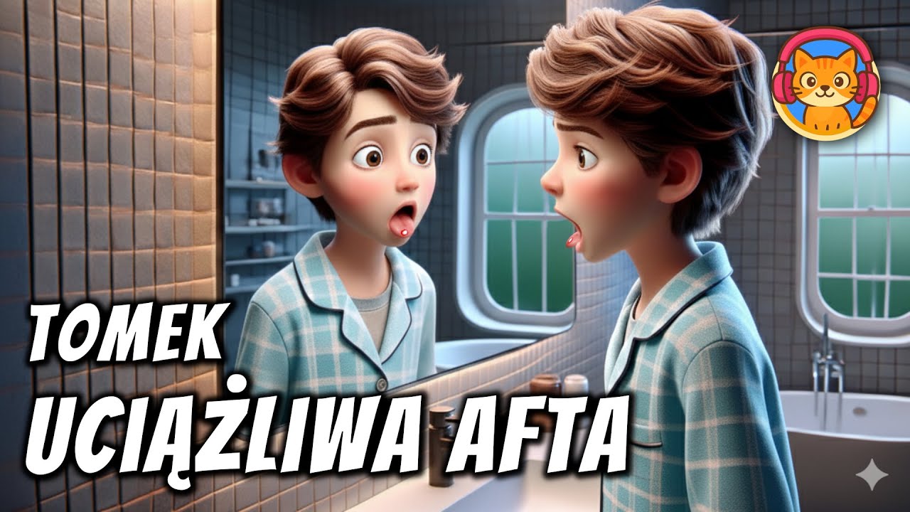 😬👄Tomek i uciążliwa AFTA - Bajka do słuchania na dobranoc🎧