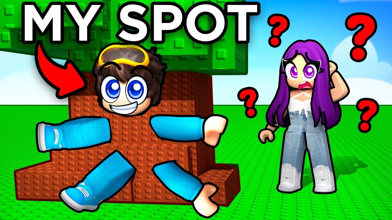 HIDING OUR BODY PARTS in Roblox..