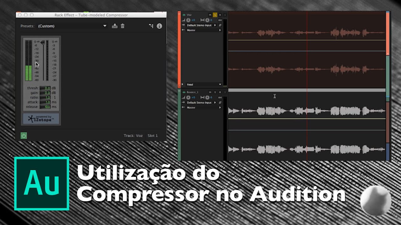 Tutorial #04 - Adobe Audition - Compressor