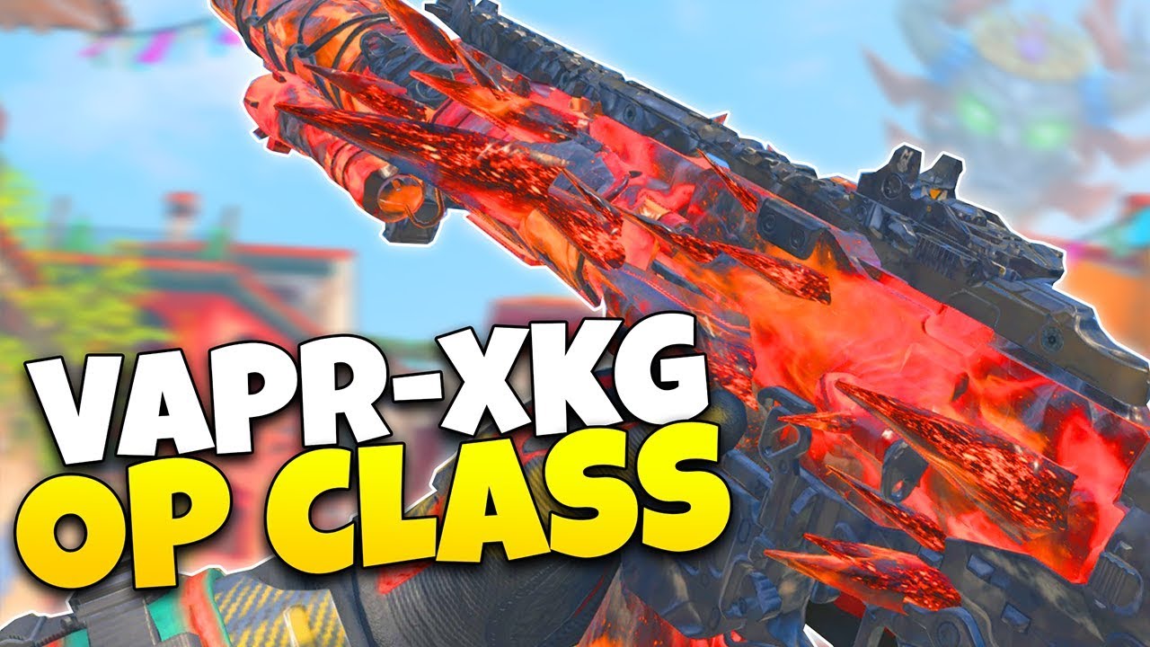 THE MOST OVERPOWERED CLASS IN BO4.. (VAPR-XKG) - Black Ops 4 Best Class Setup