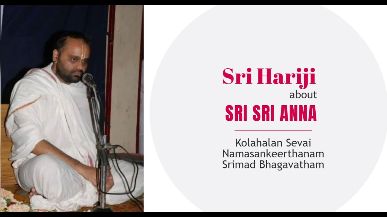 Sri Hariji Pravachanam | Sri Sri Anna | 13.09.2023 | Paranur