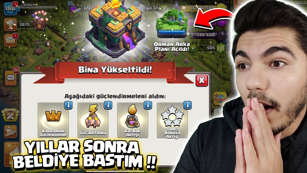 YILLAR SONRA BELEDİYE BİNASI 14 GEÇTİM !! - Clash of clans