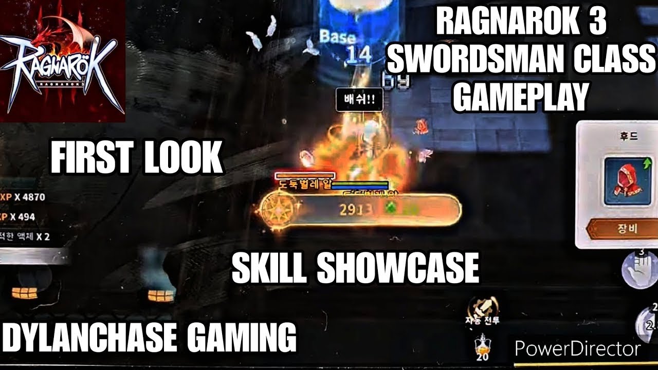 RAGNAROK 3 - SWORDSMAN CLASS GAMEPLAY [ FIRST LOOK ] SKILL SHOWCASE INCASE YOUVE MISSED IT
