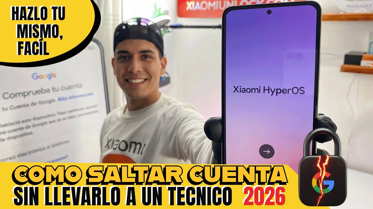 Quitar Cuenta Google Todos Los Xiaomi  HyperOS 2 - HyperOS 3 | De pago | - Cualquier Android