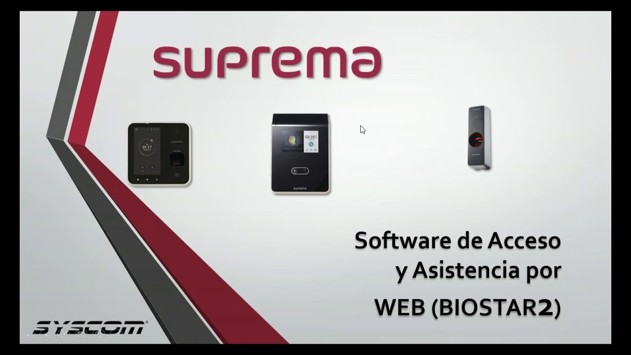 Software de Acceso y Asistencia por WEB BIOSTAR2 1