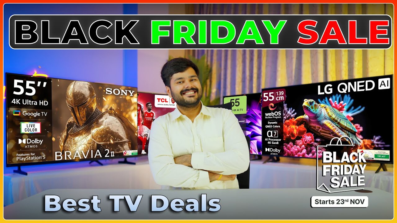 Let's Talk: I'm Revealing the SECRET Best TV Deals on Flipkart Black Friday (Nov 23) 🤫 LIVE Q&A! 🔥
