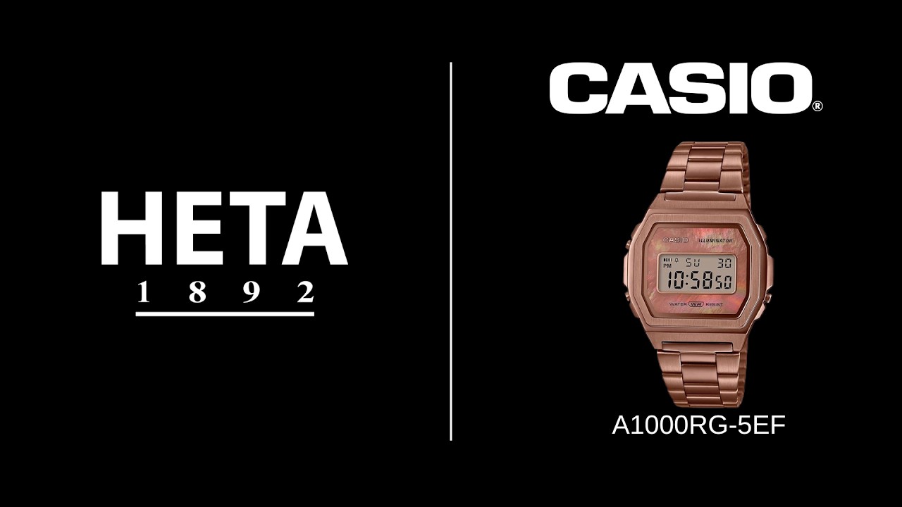 CASIO - A1000RG-5EF - HETA 1892