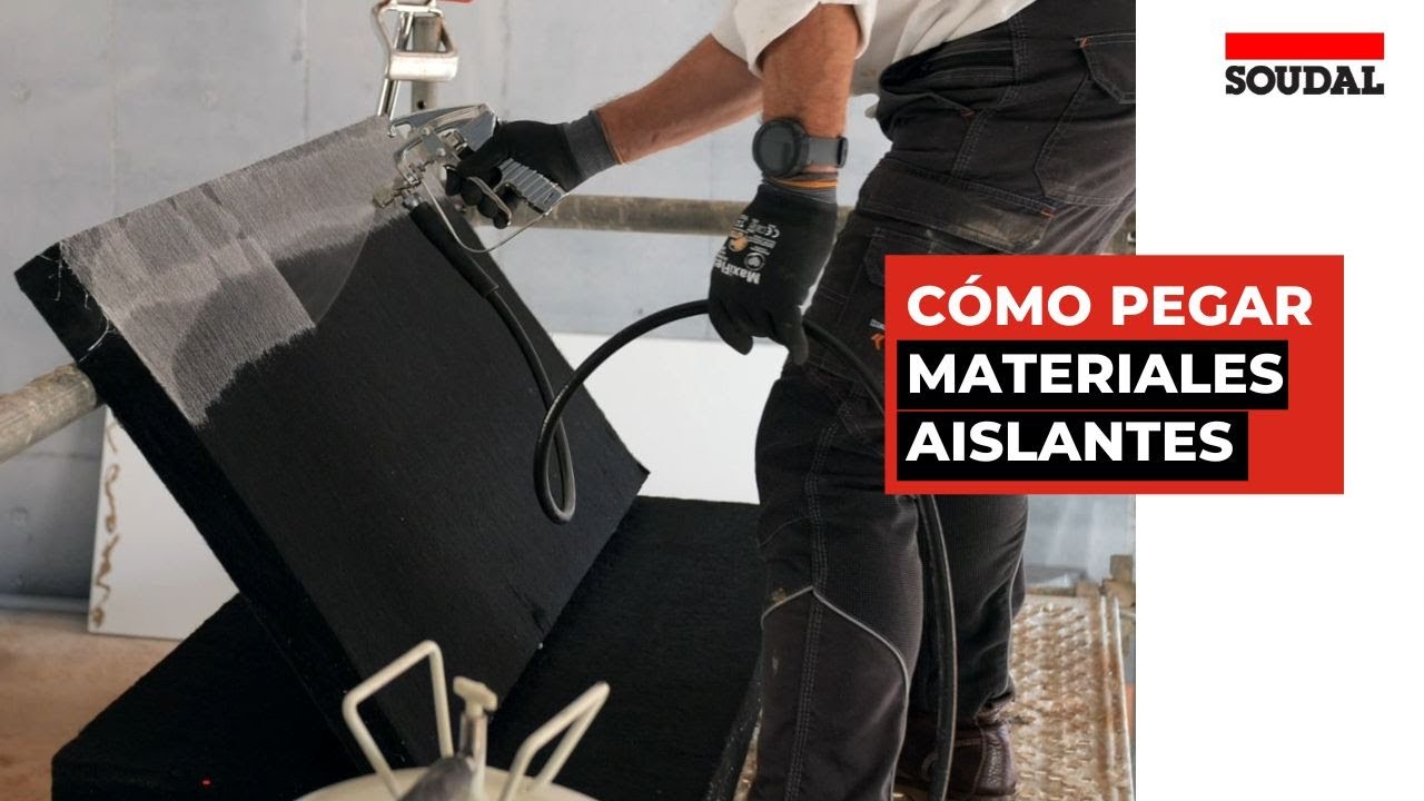 Cómo pegar materiales aislantes bajo el forjado y sobre la pared | Soudal España