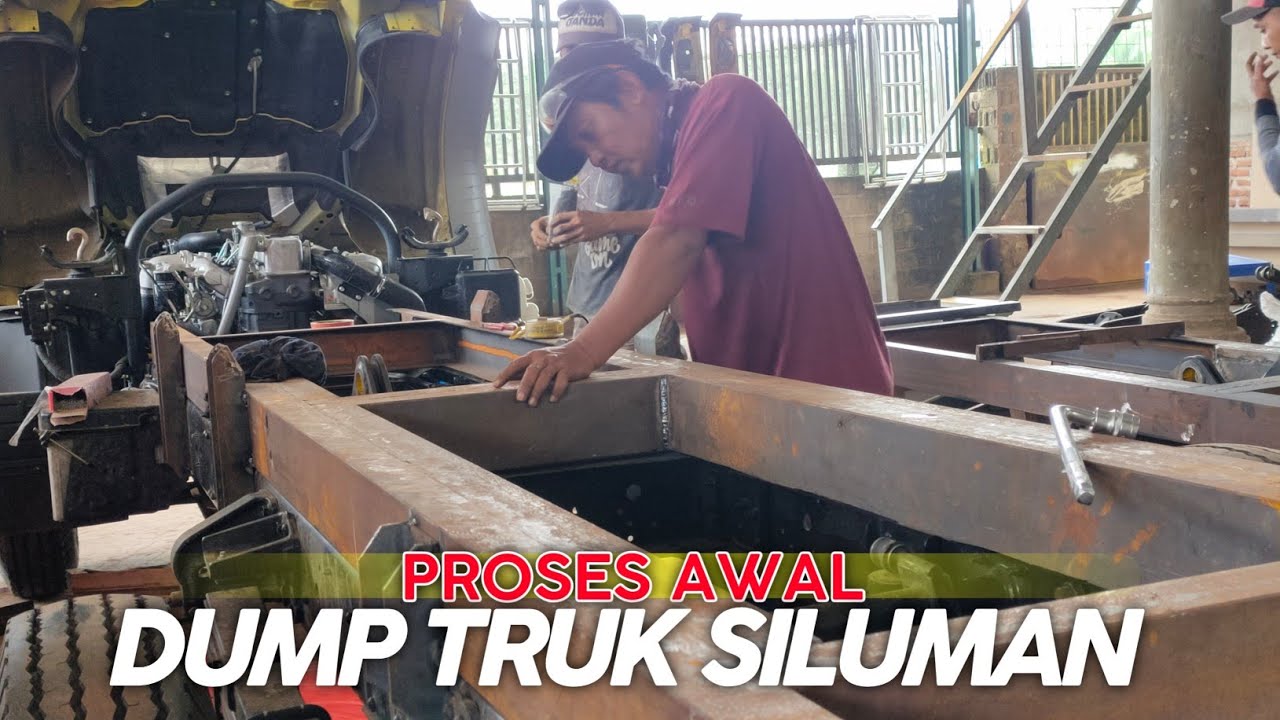 PROSES PEMBUATAN SASIS DUMP TRUK SILUMAN | JAGAPATI CREW