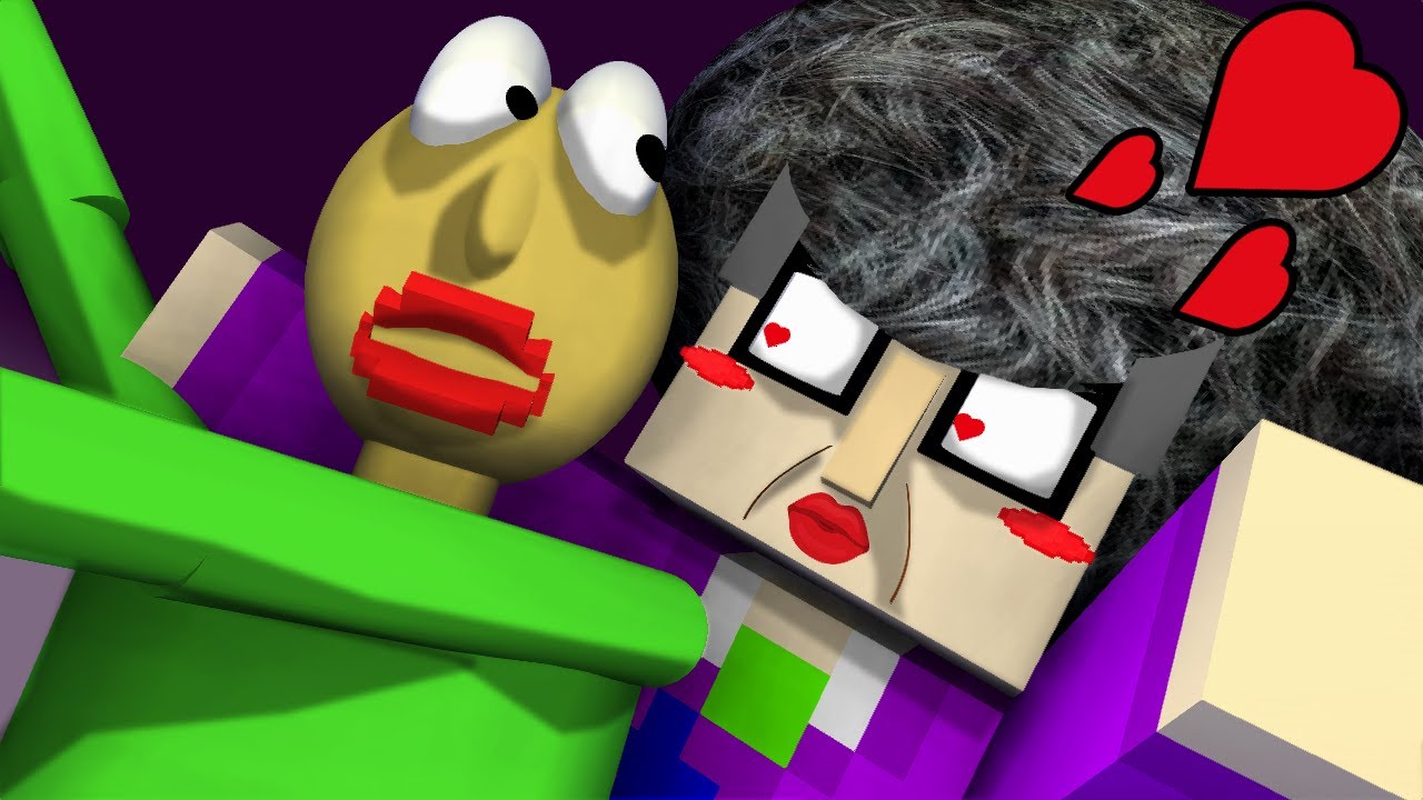 SCARY TEACHER FALL IN LOVE WITH BALDI'S - MINECRAFT ANIMATION