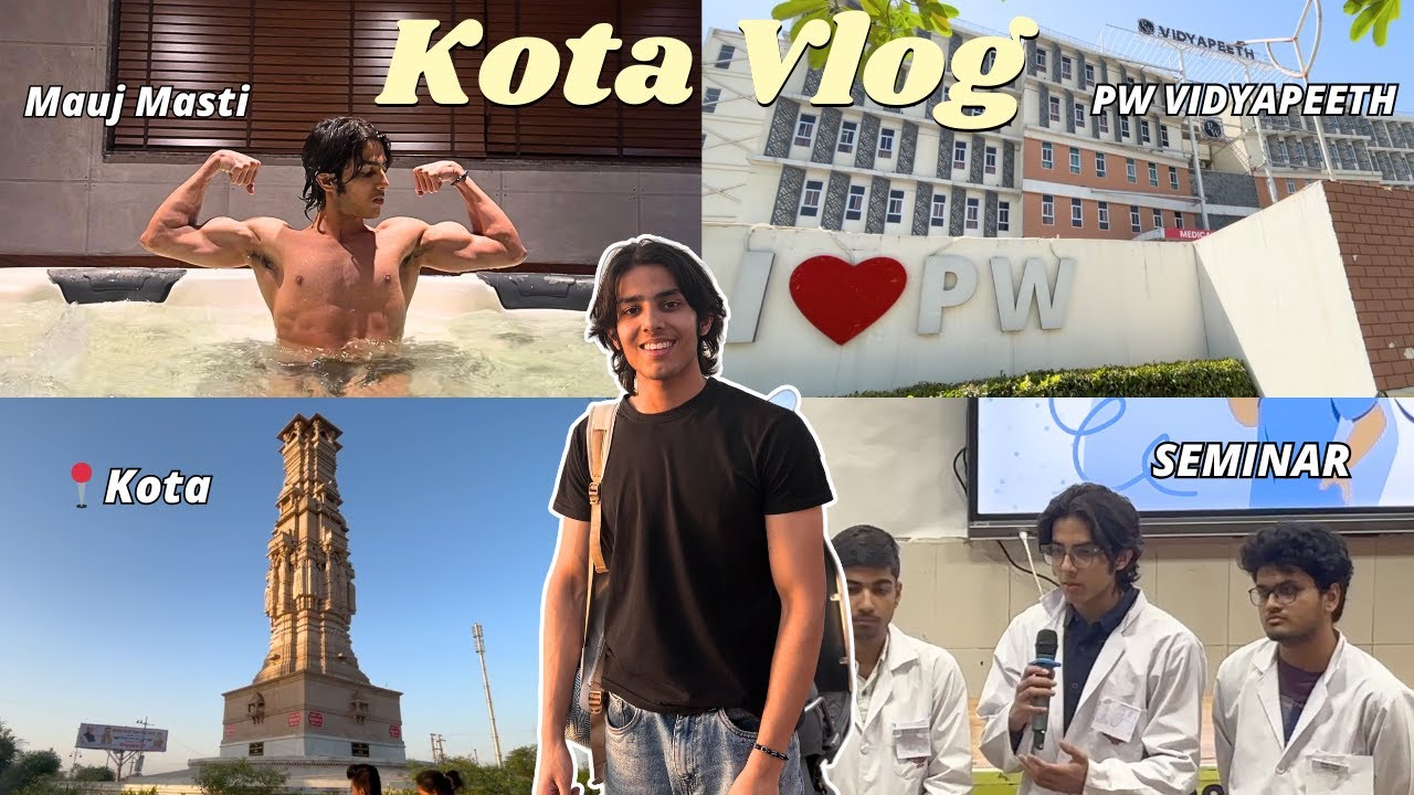 Kota Was NOT What I Expected! 😳 | My First Time in KOTA 🏙️ | PW Vidyapeeth Tour ✨