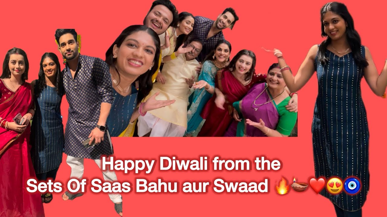 Diwali Special Vlog 😍🪔❤️ | From Sets Of Saas Bahu aur Swaad | #happydiwali #festivevibes #btsfun 