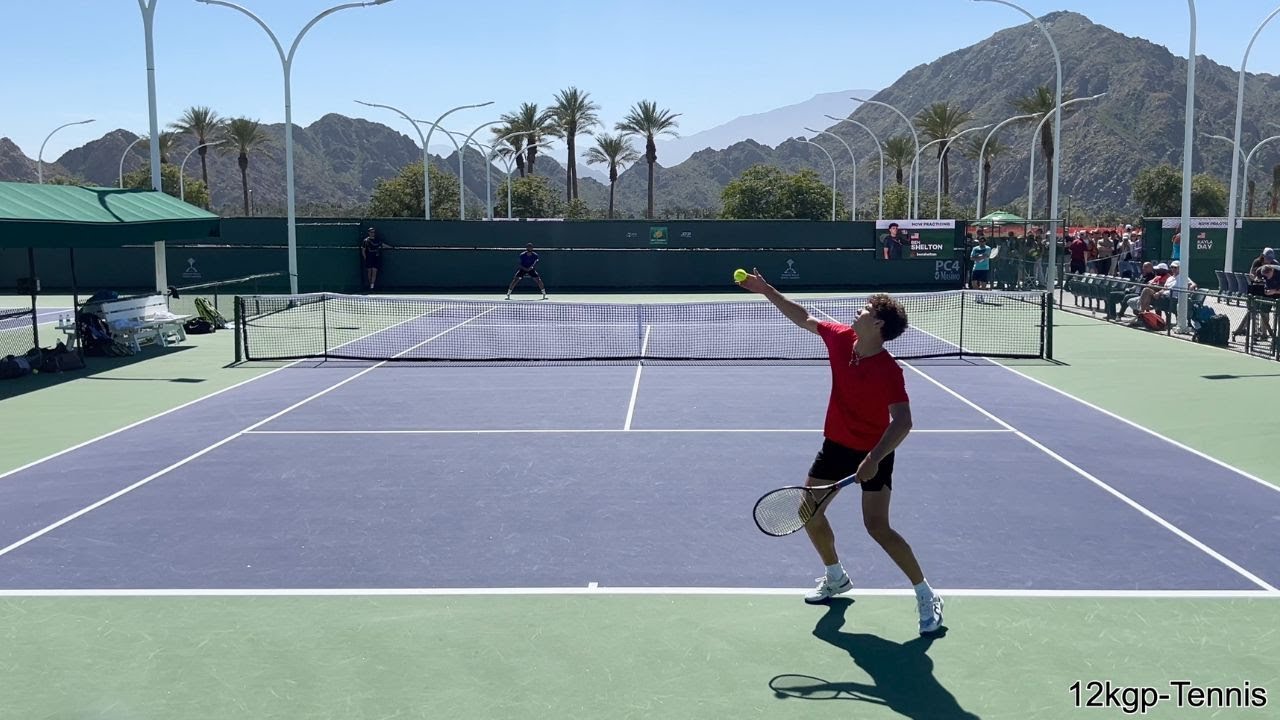 Ben Shelton & Arthur Fils - 2024 IW Practice Match Highlights