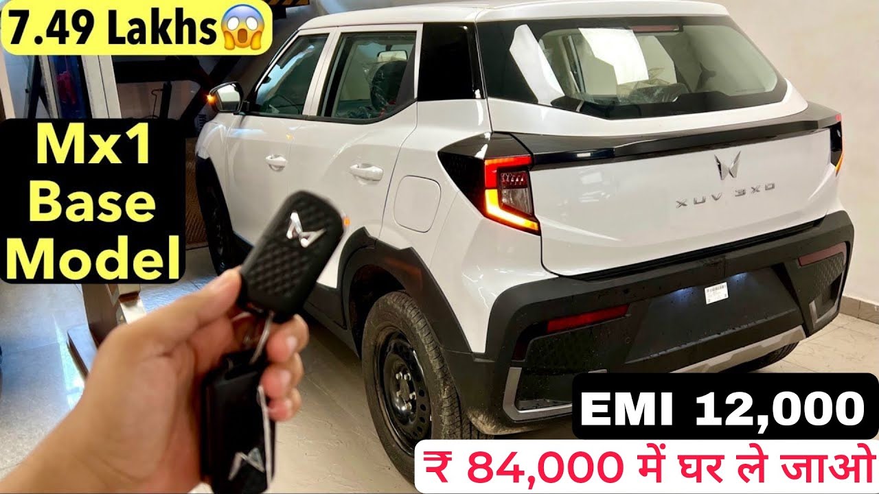 2024 Mahindra XUV 3XO MX1 || All Model Price List || Finance, EMI Down Payment | xuv 3x0 mx1 finance
