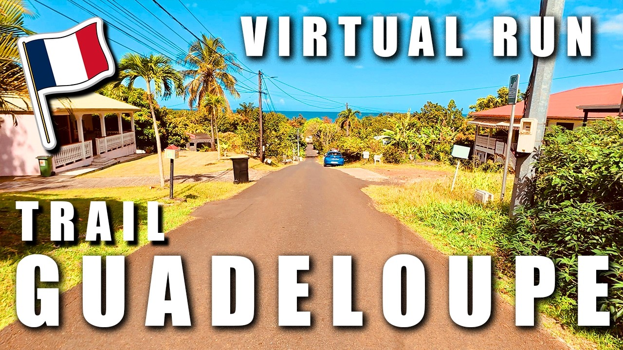 🆃RE🅰DMILL | Virtual 🆁un - GUADELOUPE - FRANCE #treadmill #virtualrun #run