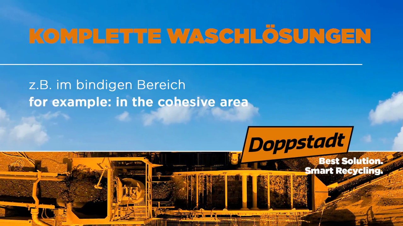 Komplette Waschlösungen von Doppstadt - Kieswäsche