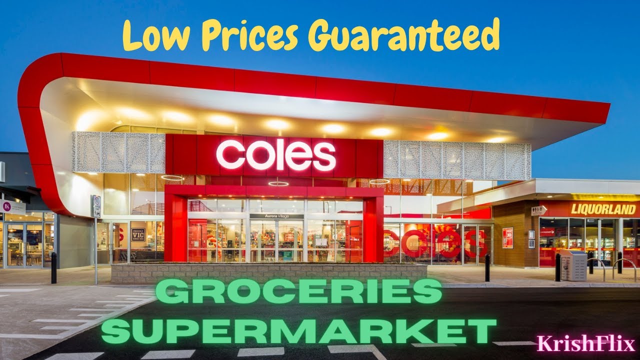 Coles Supermarket 2021| Part 1| Groceries Store Australia | Groceries prices | KrishFlix