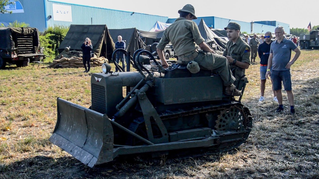 Clark CA-1 airborne bulldozer on the move