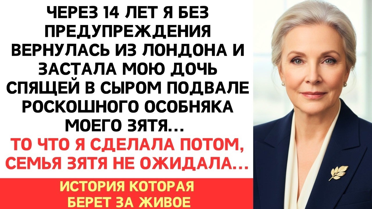 14 лет я отправляла дочери деньги, думая, что та живёт в роскошном особняке. Но спустившись в подвал