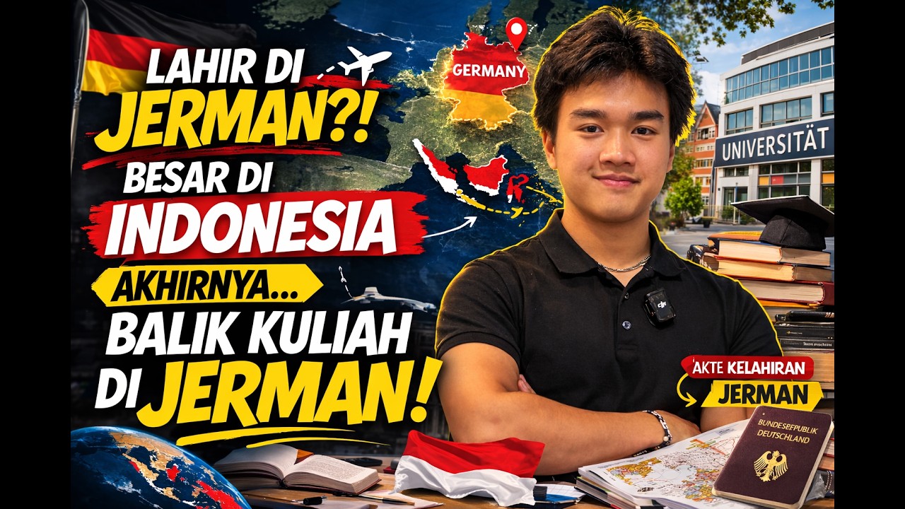 Lahir di Jerman, Besar di Indonesia… Akhirnya Balik Kuliah di Jerman!