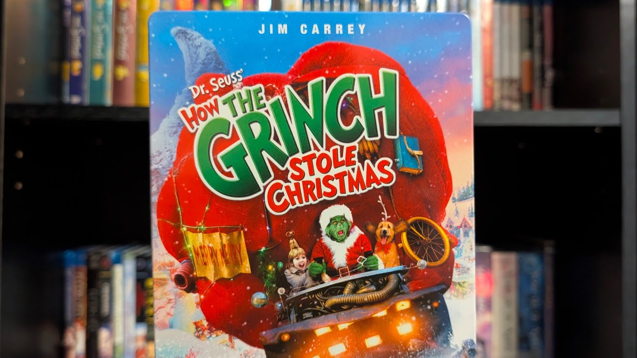 How the Grinch stole Christmas 25th anniversary steelbook 4K unboxing
