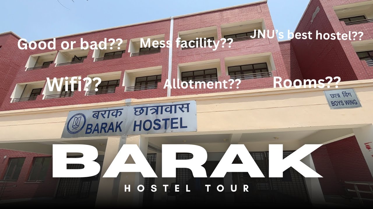 Inside Barak Hostel | Full Tour of New JNU Hostel 🏨 | Room, Facilities & Campus View!